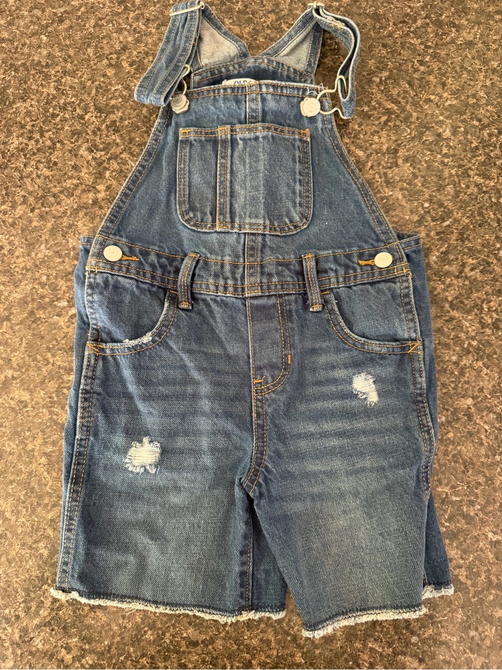 ⭐️Old Navy Blue Denim Short Overalls for Kids